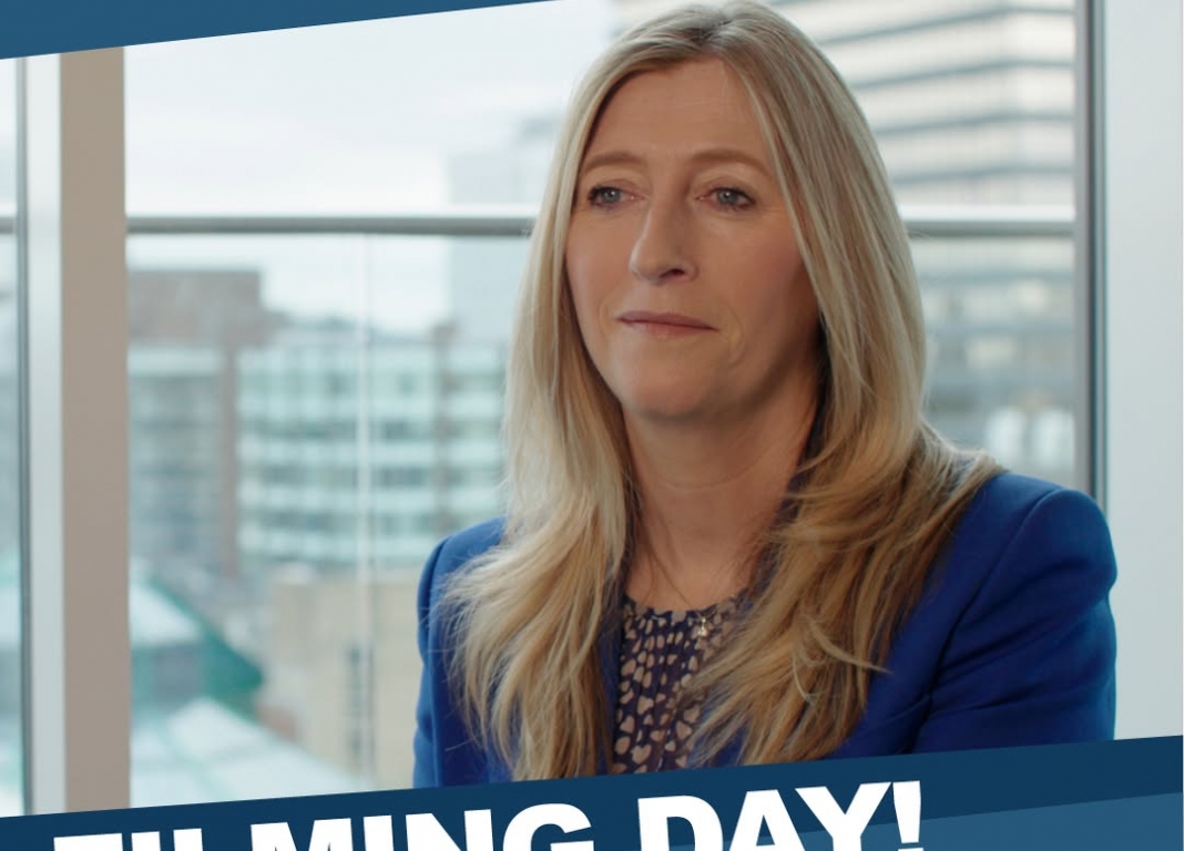 Filming with Yorkshire Building Society