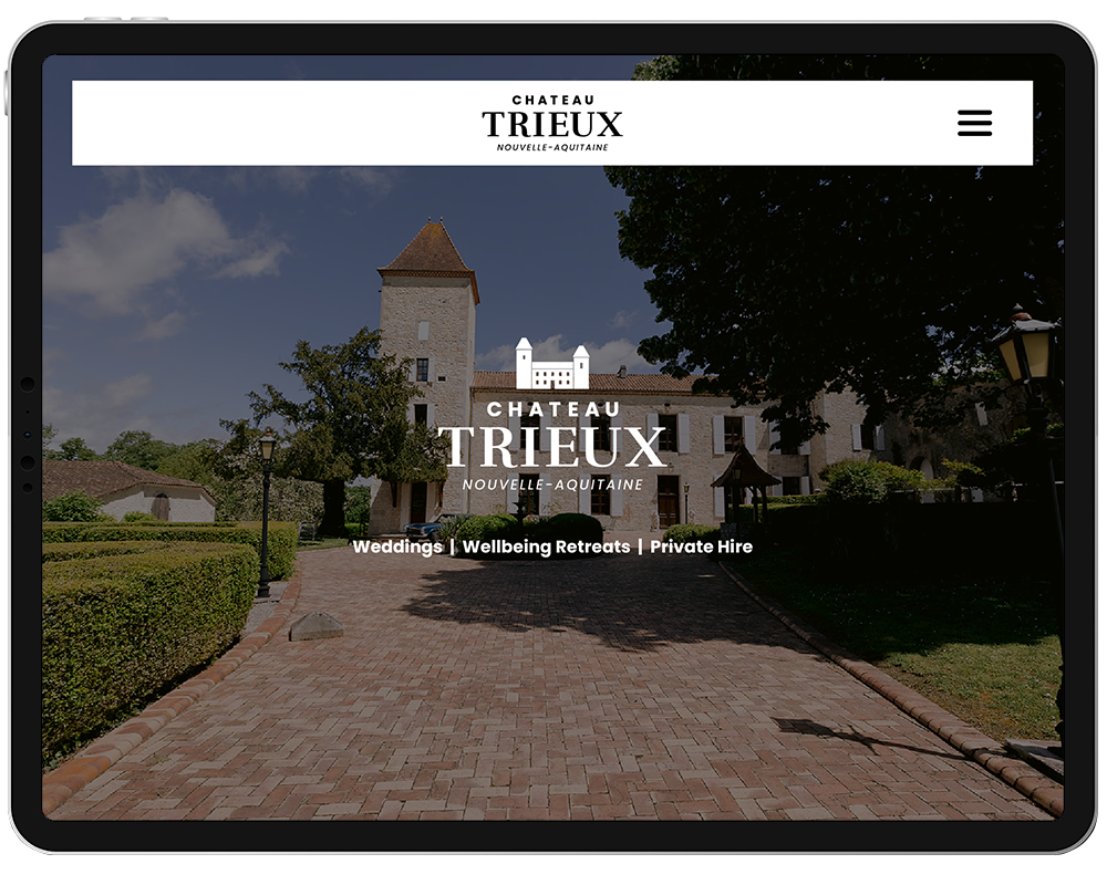 mock up ipad chateau trieux