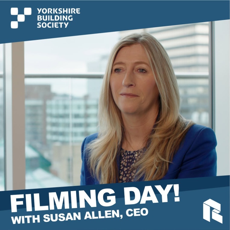 Filming with Yorkshire Building Society